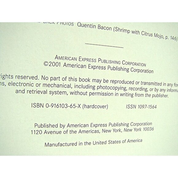 Vintage Food & Wine Magazine's Cookbook An Entire Year's Recipes Hardcover 2001 - Picture 7 of 12